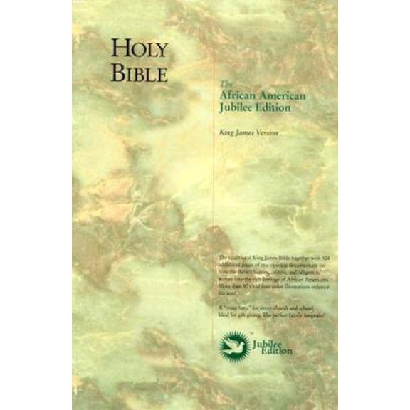 Pre-Owned Holy Bible: The African American Jubilee Edition KJV Black Flexibound (Paperback) 1585160180 9781585160181