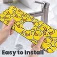 thumbnail image 6 of Sikiie Ducky Cartoon Animal Yellow Splash Guard for Sink Faucet-1 PC Super Absorbent Fast Drying Mat Sink Gadgets-Splash Guard for Kitchen, Sink Mat, 6 of 7