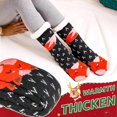 thumbnail image 2 of Women Winter Socks Knit Anti-Slip Sweat Warm Cute Cartoon Animals Fuzzy Home Slipper Socks, 2 of 6