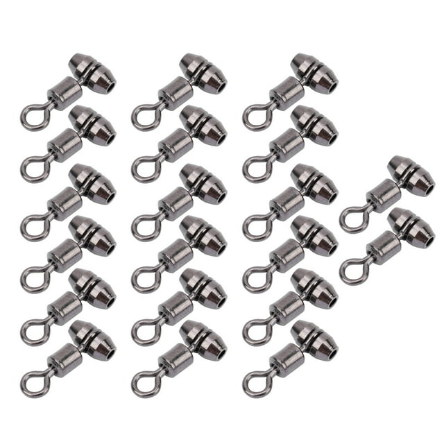 Gear Connector,20pcs Copper Enhanced Version European Type Swivel Connector American Type Swivel Impressive Results