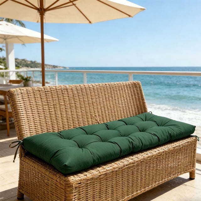 Coussin de Balançoire d'Extérieur Imperméable Coussin de Remplacement pour Meubles de Porche / Coussin d'Assise en Nylon pour Patio Terrasse Jardin / Coussin Résistant aux Intempéries pour Causeuse en Osier Chaise de Salle à Manger Usage Intérieur Extérieur