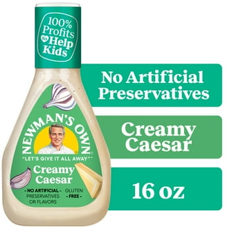 Newman's Own Avocado Oil & Evoo, Dairy Free Caesar Dressing, 8oz bottle -  Walmart.com