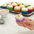 thumbnail image 6 of YYKihy Pack Of 12 Reusable Silicone Cups Cake Paper Cup Dessert Baking Pans Liners Cups Liners Cake Dessert, 6 of 7