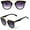 Grey Gradient, variant on Eyeglass Frames Cat's-eye Glasses Women Sunglasses Sunglass Women Men Sunglasses