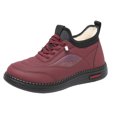 thumbnail image 2 of Willtoo Women Winter Faux Fur Lined Trainers Warm Sneakers Walking Ankle Boots Low Top Thermal Snow Shoes Outdoor Sports Running Shoes, 2 of 5
