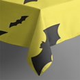 thumbnail image 3 of Yellow Halloween Bats Rectangle Tablecloth 60"x84",Waterproof Polyester Rectangle Table Cloth, Wipeable Spillproof Polyester Tablecloth for Dining, Camping, Indoor and Outdoor, 3 of 5
