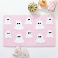 thumbnail image 2 of Deeceymbur Halloween Ghost Pattern Bath Floor Mat Plush Non-slip Rug Spooky Festive Decor for Bathroom Bedroom Living Room Soft Absorbent Floor Carpet, 2 of 6