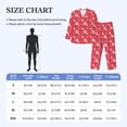 thumbnail image 4 of Balery Hello Summer Flamingo Pijama para Hombre de Dos Piezas con Manga Larga, Conjunto de Dormir y Descanso Suave con Bolsillos-Large, 4 of 7