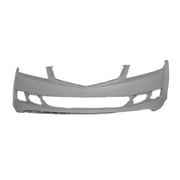 New Aftermarket  Unpainted Front Bumper Cover Replaces 04711SECA91ZZ fits 2006-2008 Acura TSX