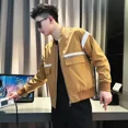 thumbnail image 4 of Chaquetas de carga de corte entallado para hombre, abrigos masculinos de alta calidad, reseñas coreanas, muchas estéticas, entrega rápida, diseñador de lujo, casual, elegante, 4 of 5