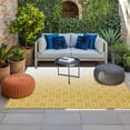 thumbnail image 2 of Moroccan Geometric Outdoor Rug for Patio/Deck/Porch, Non-Slip Large Area Rug 6 x 9 Ft, Abstract Plaid Modern Ombre Indoor Outdoor Rugs Washable Area Rugs, Reversible Camping Rug Carpet Runner, 2 of 8