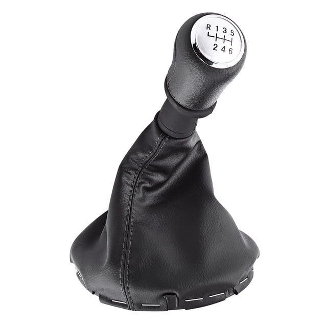 6 Speed Gear Knob, Car Gear Knob Gearstick Gaiter Boot Kit For Transporter T5 / T6 2003-2011