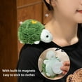 thumbnail image 6 of NEW Magnetic Shoulder Pal Unisex Adults Kids Cartoaon Animl Plush Toy Plush Doll, 5'', 6 of 7