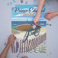 thumbnail image 3 of Prince Edward Island, Canada, Beach Cruiser on Beach (1000 Piece Puzzle, Size 19x27, Challenging Jigsaw Puzzle for Adults and Family, Made in USA), 3 of 4