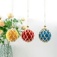thumbnail image 2 of Christmas JoyMoreHome Christmas Flocked Balls Ornaments for Xmas Tree,1.97" Shatterproof Christmas Tree Decorations Hanging Balls for Christmas Tree Holiday Party Supplies, 2 of 6
