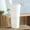 White, variant on 2PCS 10 Inch Galvanized Metal Vases Farmhouse French Flower Bucket Vases for Cut Flowers for Home Decor and Wedding Table Centerpiece Decorations(White)