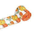 thumbnail image 4 of KLKCMS Fall Thanksgiving Ribbons Rustic DIY Bows Craft Party 2.5''w Harvest Ribbon large pumpkin, 4 of 8
