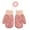 Q2Light Pink, variant on lnmuld Gloves Winter Kids Winter Soft Knitted Mittens Adorable Cat Design Detachable Lanyard for Outdoor Play Cold Weather Size:4-7 Years