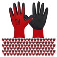 thumbnail image 1 of Guantes de jardinería WHEATHUSK, 100 unidades, para hombre y mujer, caucho de nitrilo, 1 of 7