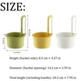 thumbnail image 4 of New Sink Strainer Basket,Sink Food Catcher,Hanging Kitchen Sink Strainer Basket,Food Fruit Vegetable Drain Shelf Sink Storage Holder,Kitchen Essentials Hanging,Easy to Install,Fine Mesh 1PC-White, 4 of 8