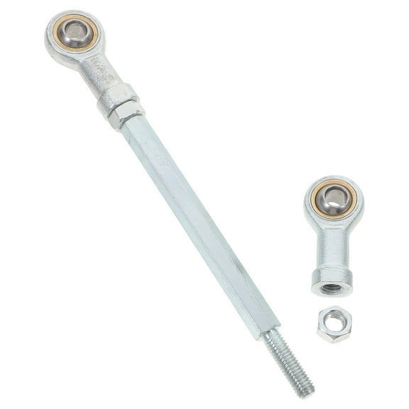 FOMIYES Silver Chrome Vanadium Steel Steering Tie Rod 1 Set For Atv Go Kart Four Wheel Motorcycle Drivers Mechanics