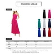 thumbnail image 2 of FashionMille Women's Casual Soft Sexy Tube Long Jersey Maxi Dress with Side Pocket, 2 of 5
