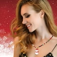 thumbnail image 1 of Collar Colgante Navidad Mujer Niña Adolescente Xihbxyly, 1 of 2
