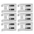 thumbnail image 1 of Prensatelas de dobladillo enrollado en arco de acero inoxidable para máquinas de coser domésticas, 6 uds., 1 of 14