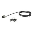 thumbnail image 2 of StarTech.com 6ft (2m) Laptop Cable Lock with Keys, Keyed Security Cable Lock for Compatible K-Slot Laptops, Desktops, Computers & Other Devices, Anti-Theft Vinyl Coated Steel Cable Lock - 6 ft Keyed Cable Lock (LTLOCKKEY) - Security cable lock - black, silver - 6.6 ft, 2 of 5