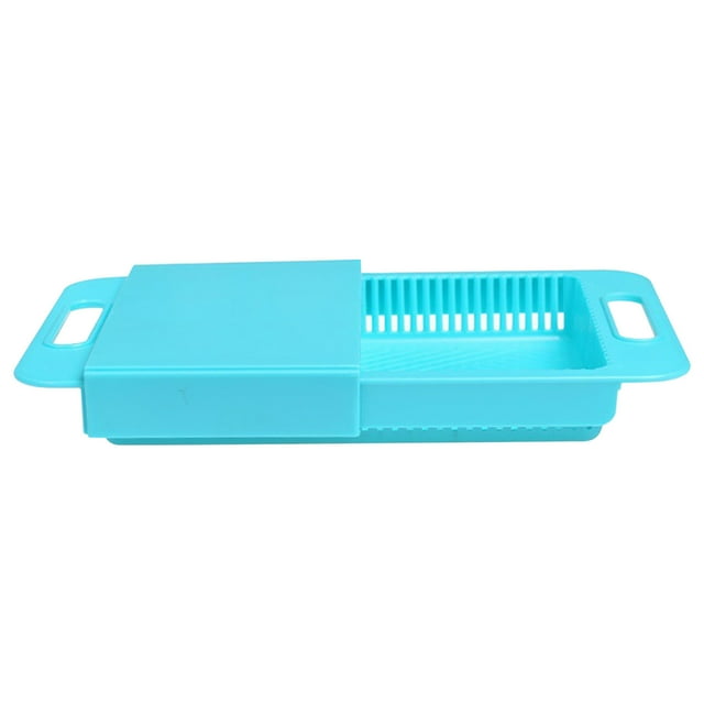 Aparatos de cocina, accesorios de cocina, utensilios de cocina, colador de fregadero multifunción 3 en 1, tabla de cortar de plástico, cesta de almacenamiento para cortar, lavar, escurrir, tabla de co
