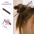 thumbnail image 3 of FUTUREORYY Horquilla Tradicional China Con Borlas Y Floral Para Peinados Estilo, 3 of 8