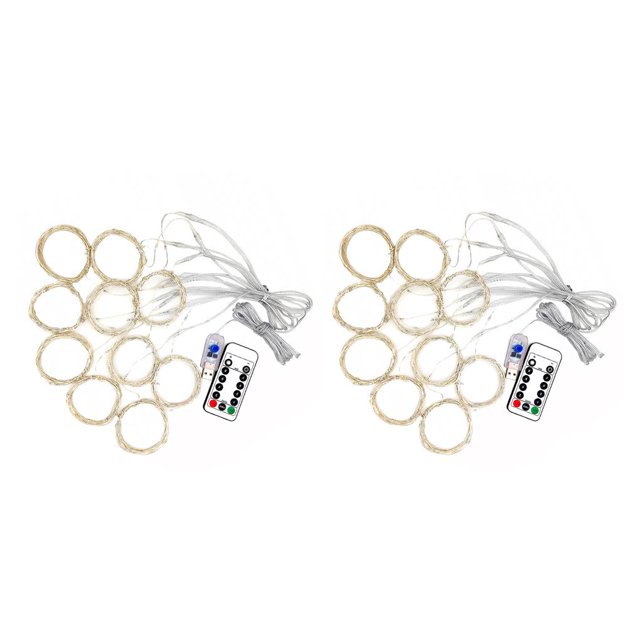 Bearachild Tira de luces LED a prueba de agua, Flexible, 8 modos, tira de lámpara alimentada por USB, decoración, suministros de iluminación Type4 NO4