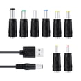 thumbnail image 6 of XISAOK USB to 5.5x2.1mm 3.5mm 4.0mm 4.8mm 6.4mm 5.5x2.5mm Charging Cable Cord for phone, 6 of 11