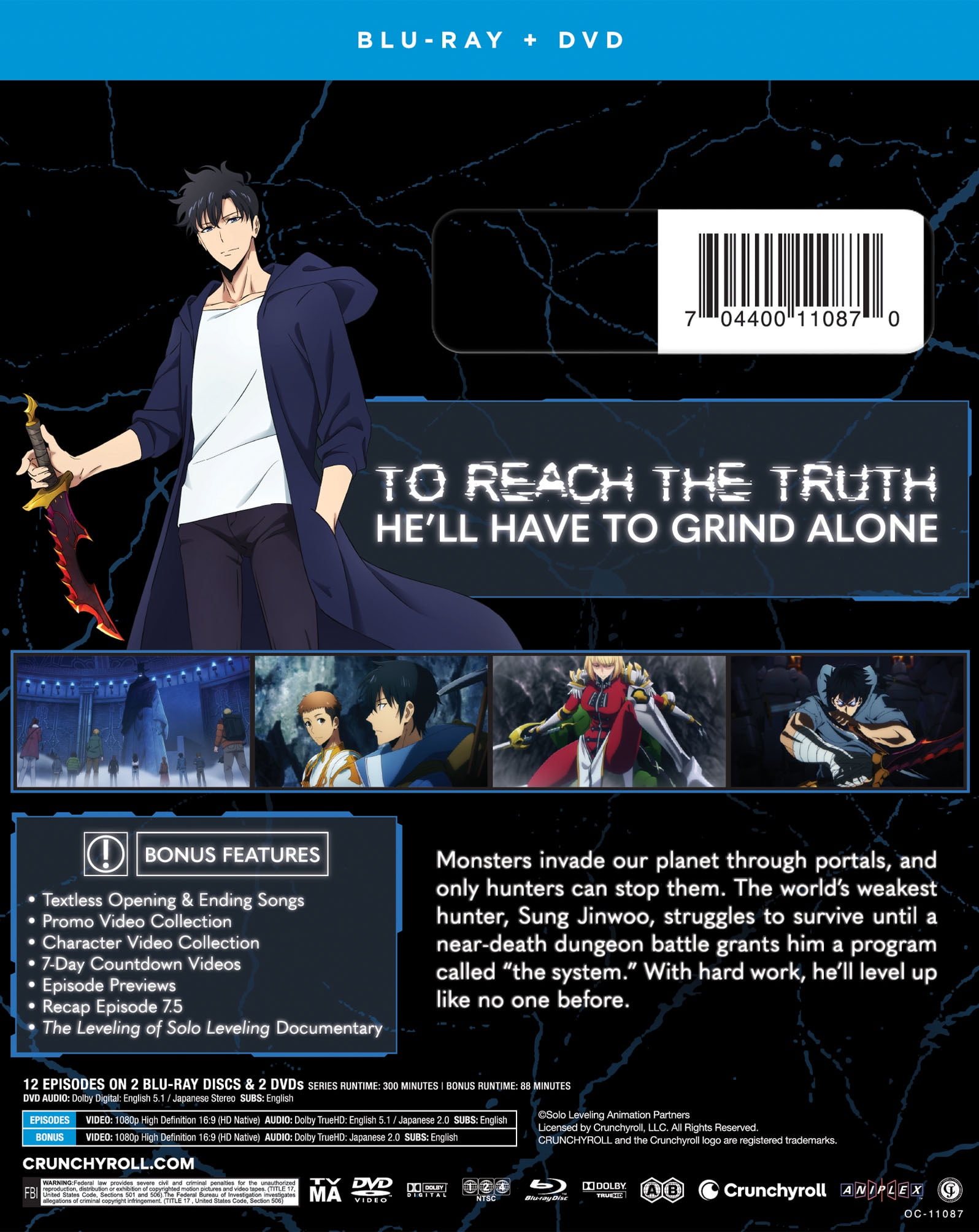 Solo Leveling - Season 1 (Blu-ray + DVD) Crunchyroll Action Fantasy