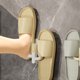 thumbnail image 5 of Organizadores de armario y almacenamiento Zapatero Zapatero para baño Ganchos de pared Escurridor de pared Estantes Escurridor de pared Estantes de plástico sin agujeros Zapatero para baño, 5 of 5
