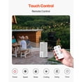 thumbnail image 5 of VEVOR Portable Air Conditioner, 9L 550 CFM Swamp Cooler Air Conditioner with 12H Timer & Remote Control,3-Speed Evaporative Air Cooler with 2 Ice Boxes,Quiet & Movable,Ideal for Outdoor Indoor Use, 5 of 9