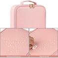 thumbnail image 3 of Cosmetic Bag Portable Travel Make Up Bag, Professional Makeup Organizer Bag Make Up Storage Cosmetic Box Waterproof Artist Make Up Bag Makeup Train Ca, 3 of 5