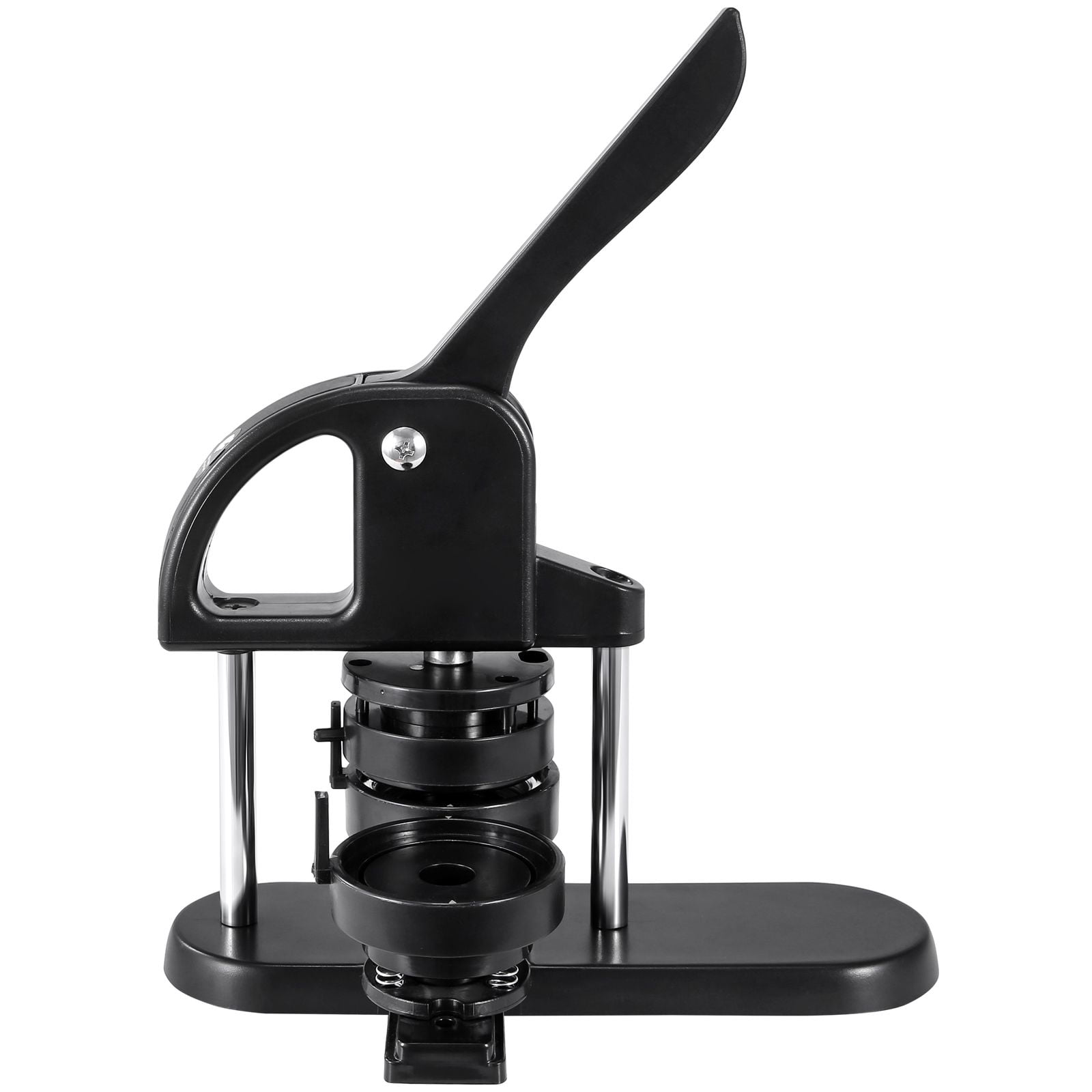 Button Maker, 1/1.25/2.28 inch(25/32/58mm) 3-IN-1 Pin Maker, with 300pcs Button Parts, Button Maker Machine with Panda Magic Book, Ergonomic Arc Handle Punch Press Kit, For Children DIY Gifts