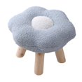 thumbnail image 2 of DOLITY Small Foot Stool Multipurpose Sofa Footstool for Living Room Porch Apartment Blue, 2 of 9