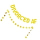 thumbnail image 5 of 2 unids divorciado AF divorciado party decorativo brillante banners fiesta de fiesta (dorado), 5 of 6