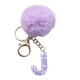 thumbnail image 5 of Decoración del hogar, decoración de habitaciones, decoración de paredes, colgante de bola de terciopelo morado de 26 letras, llavero con colgante de letra, mochila, colgante pequeño, regalo de vacacio, 5 of 6