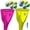 Red + Yellow, variant on Granny Pants Yard Game with Balls, Oversized Outdoor Family Party Toss Game