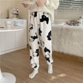thumbnail image 1 of Pijama Kawaii Sanrio Hello Kitty para mujer, cárdigan blanco de dibujos animados, pantalones casuales para el hogar, pantalones de dormir a la moda, otoño, 1 of 4
