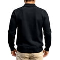 thumbnail image 2 of Men's Long Sleeve Polo Collar Sweater Classic Fit Knit Pullover Casual Work Top, 2 of 4