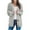 Grey, variant on XEGLSBU Cardigan Sweaters for Women Plus Women's Casual Solid Color Pattern Button up Cardigan Knit Sweater Coat Lightweight and Breathable Green Size S
