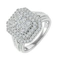 thumbnail image 1 of 1 Carat Cushion Cut Diamond Engagement Ring in 10K White Gold (Ring Size 10.75), 1 of 6