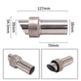 thumbnail image 2 of 54.5mm Universal Exhaust Muffler Pipe DB Killer Removable Silencer For Motorcycle Reduce Noise Sound Eliminator Modified, 2 of 5
