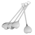 thumbnail image 6 of HEATSHAKING Heart Shape Coffee Spoon Stainless Steel Scoop Tableware for Lovers, 6 of 8