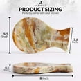 thumbnail image 7 of Radicaln Green Onyx 8" Handmade Marble Spoon Rest - Non-Slip Utensil Holder for Stove Top - Modern Kitchen Accessory for Countertops & Coffee Bars, 7 of 7