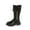 Black, variant on Girls' Boots Girls Brooke Knee High Fashion Boot Zip Up Boot With Bow Save Big